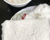 A picture of step 4 of Neer Dosa with Veg Stew.