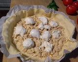 Foto del paso 2 de la receta: Tarta rústica de tomates secos, pollo asado, huevo duro y mozzarella de búfala