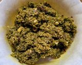 A picture of step 4 of Ridge gourd peels chutney.