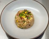 A picture of step 10 of Deany's fried rice.