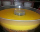 Foto langkah ke 4 dari resep Puding Marie 3 Lapis.