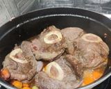 A picture of step 4 of Osso Buco.