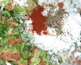 A picture of step 2 of Veg Manchurian gravy.