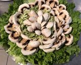 Une image de l'étape 6 de Salade de champignons et courgettes aux tomates cerises tricolores.