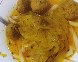 Foto del paso 4 de la receta: Albóndigas en salsa amarilla con patatas