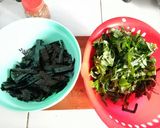 Hình bước làm 3 của món Rong biển lá lốt cháy tỏi