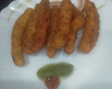 A picture of step 5 of Sooji fingers.