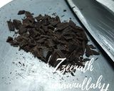 A picture of step 1 of Wheat Flour Dark Chocolate and Walnut Cake.