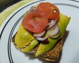 Foto del paso 7 de la receta: Sándwich🍱🥪 de tofu y vegetales🥗..