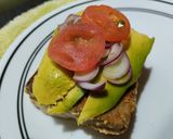 Foto del paso 7 de la receta: Sándwich🍱🥪 de tofu y vegetales🥗..
