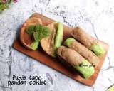 Cara Membuat Pukis tape pandan coklat 9