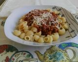 Foto del paso 6 de la receta Coditos con salsa boloñesa