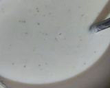 A picture of step 4 of Jawe ki Kheer with Dry fruits.