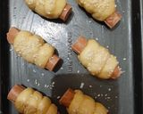 Foto langkah ke 4 dari resep Roti Mini Sosis.