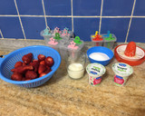 Foto del paso 1 de la receta: Palitos de helado de frutilla saludables