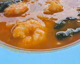 Foto del paso 6 de la receta: Judías blancas cocidas con langostinos y espinacas