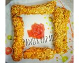 A picture of step 4 of Fry paneer papad.