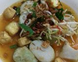 Foto langkah ke 3 dari resep Lontong Tahu Toge kuah seger.