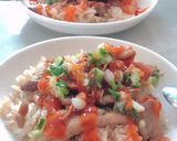 Hình bước làm 5 của món Xôi gà siêu tốc 🍗🍗