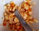 A picture of step 1 of My Apple&Sauce wrap an also Egg&Sweetcorn Sandwich childs picnic.