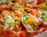 รูปขั้นตอนการทำที่ 2 ของ กุ้งนึ่งกระเทียมโทน