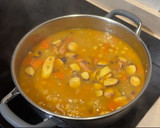 Foto del paso 4 de la receta: Garbanzos con pulpo y habichuelas