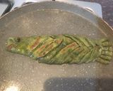 A picture of step 9 of Fish Shaped Parathas.