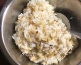 A picture of step 1 of Sweet Pongal.
