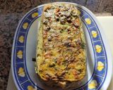 Foto del paso 8 de la receta: Pastel de verdura con bacon, atún y salmón