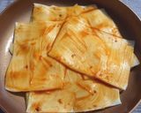 Foto del paso 2 de la receta: Pizza de patatas y verduras con jamón y queso