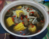 燒酒玉米燉雞湯(簡單料理)的食譜步驟9照片