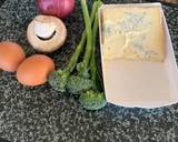 Omelette, mushroom, broccoli & soft Gorgonzola recipe step 1 photo