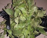 A picture of step 2 of Black soup(obhebe).