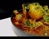 A picture of step 5 of Chicken curried potatoes.