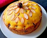 A picture of step 10 of Gulabjamun custard cake.