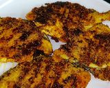 A picture of step 5 of Fish Rava Fry.
