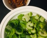 Hình bước làm 4 của món Mướp luộc chấm kho quẹt