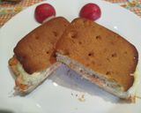 Foto del paso 6 de la receta Focaccia sin gluten rellena de queso y salmón ahumado