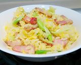 蒜苗培根炒飯的食譜步驟4照片