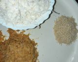 A picture of step 1 of Coconut Jaggery Ladoo.
