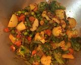 A picture of step 7 of Winter Vegetable Stir fry / Bhaaji.