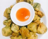 Hình bước làm 3 của món Bông cải chiên giòn