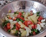 A picture of step 4 of Vegetable Korma.