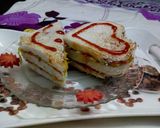 A picture of step 5 of Masala paneer sandwich.