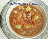 A picture of step 4 of Kathyawari Gujrati Choly.