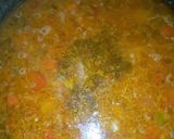 A picture of step 1 of Pasta potato jollof.