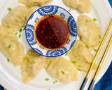A picture of step 7 of Steamed Chicken Momos.