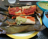 Foto del paso 13 de la receta: Tamales de puerco en hoja de plátano
