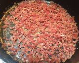 Foto del paso 2 de la receta: Macarrones con taquitos de Serrano, Champiñones y Huevo