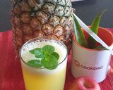 A picture of step 2 of PineappleApplejuice# themechallenge.